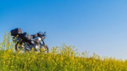 停まってるバイク